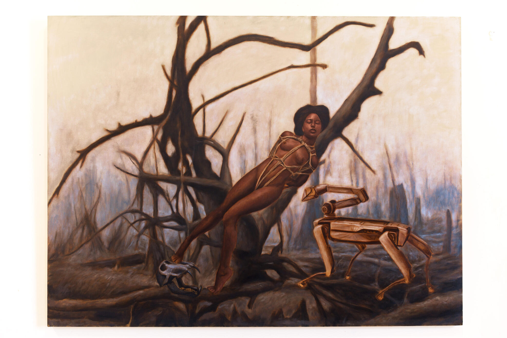 "Works from the Dust and Ashes Cycle", 36 X 48, Oil on Canvas