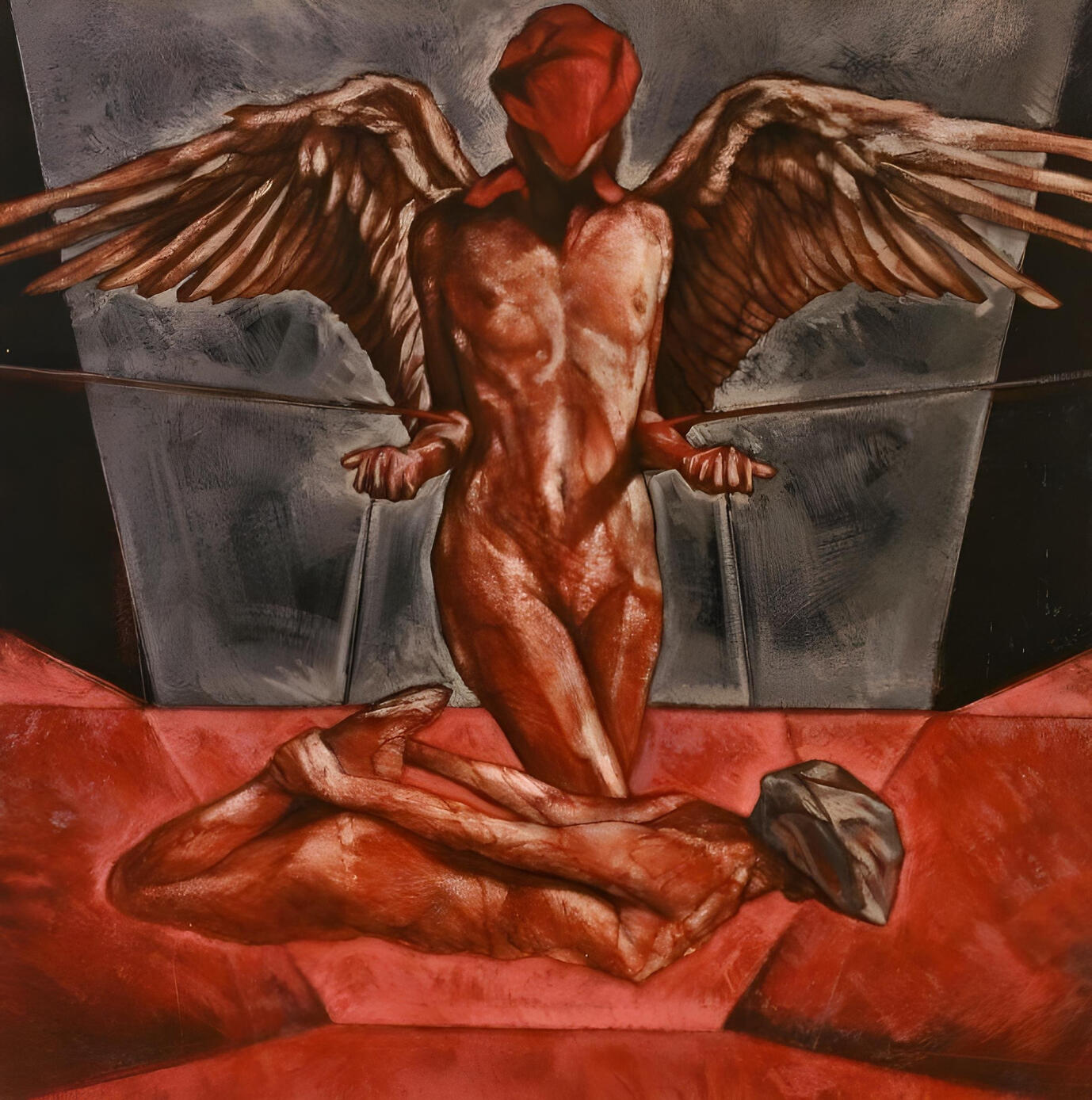 Suspended, 48 x 48 ins. Oil on Linen, Private Collection