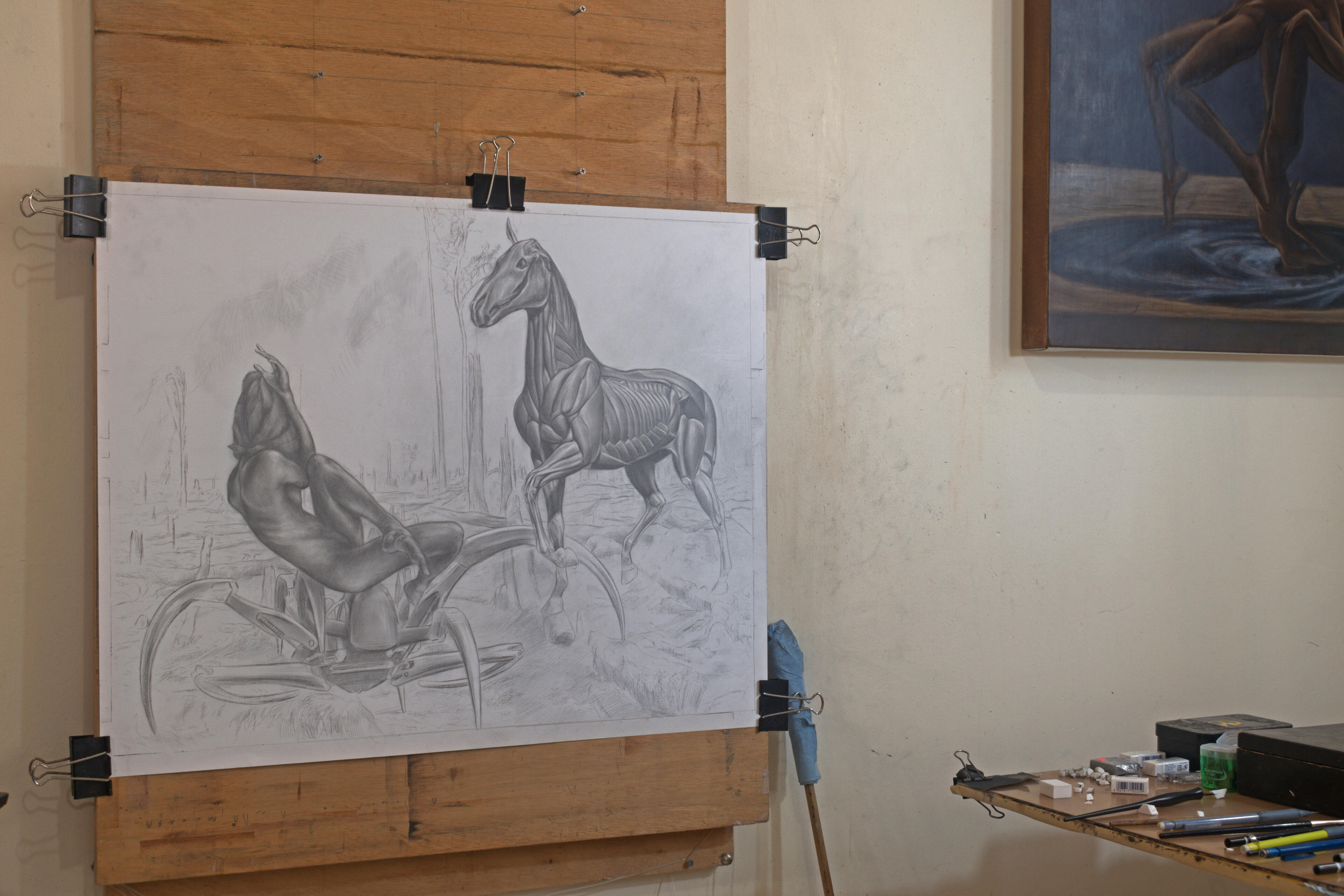 studio, installation view